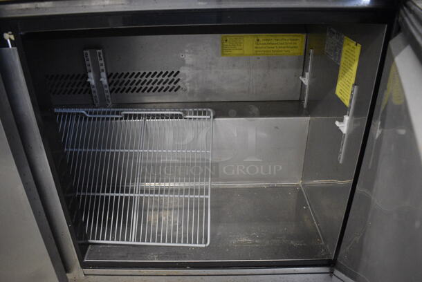 NICE! Titan Model XTSU60 Stainless Steel Commercial Sandwich Salad Prep Table Bain Marie Mega Top on Commercial Casters. 115 Volts, 1 Phase. 62x30x45. Tested and Powers On But Does Not Get Cold - Image 7 of 10