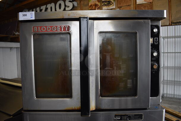 2 FANTASTIC! Blodgett Stainless Steel Commercial Gas Powered Full Size Convection Oven w/ View Through Doors, Metal Oven Racks and Thermostatic Controls on Commercial Casters. 38x38x73. 2 Times Your Bid! - Image 3 of 12