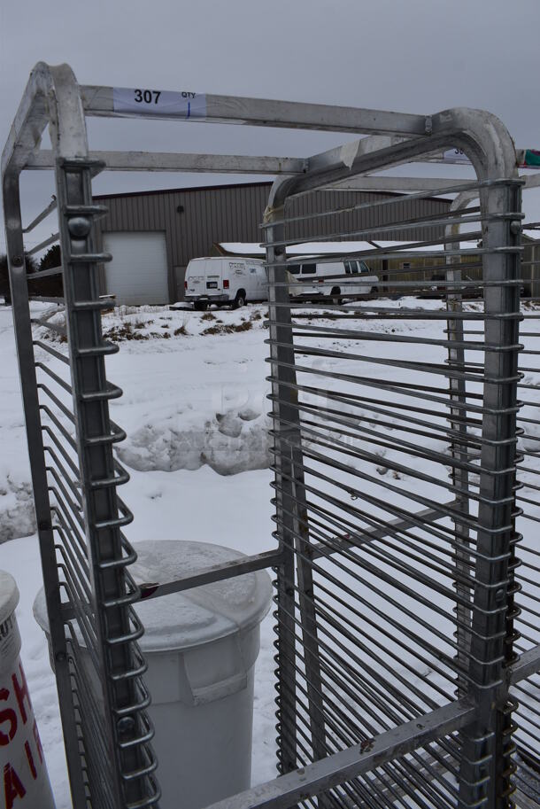 Metal Commercial Pan Transport Rack on Commercial Casters. 20.5x25x69 - Image 3 of 4