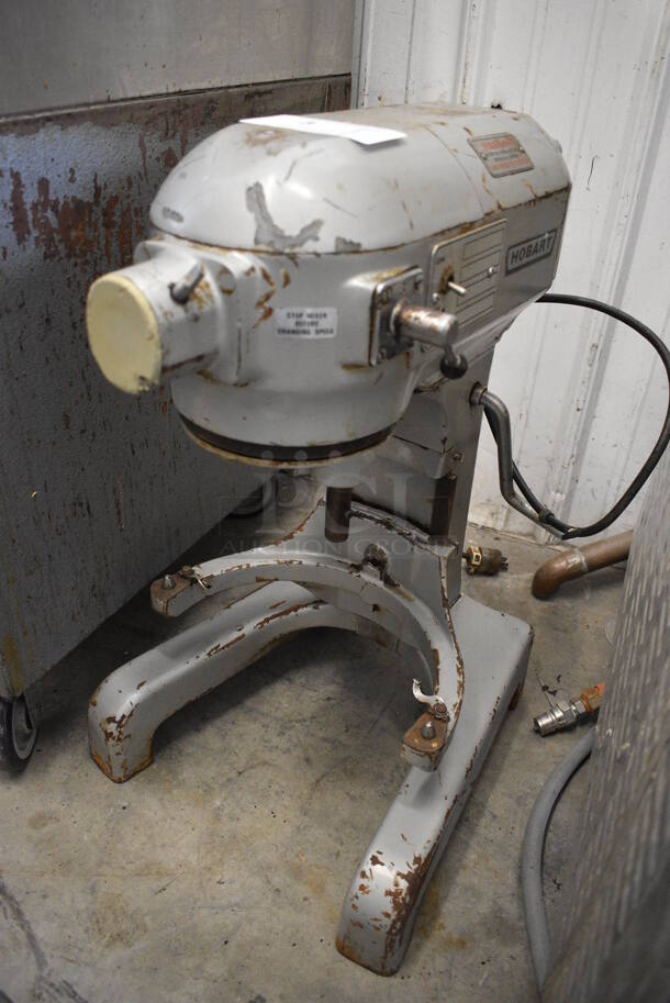 GREAT! Hobart Model A 120 Metal Commercial Countertop 12 Quart Planetary Mixer. Goes GREAT w/ Item 4! 115 Volts, 1 Phase. 15x19x27. Tested and Does Not Power On