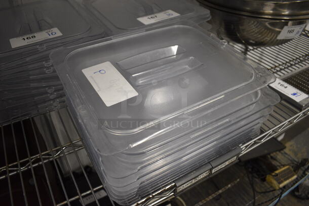 10 Clear Poly 1/2 Size Drop In Bin Lids. 10 Times Your Bid! - Image 2 of 3