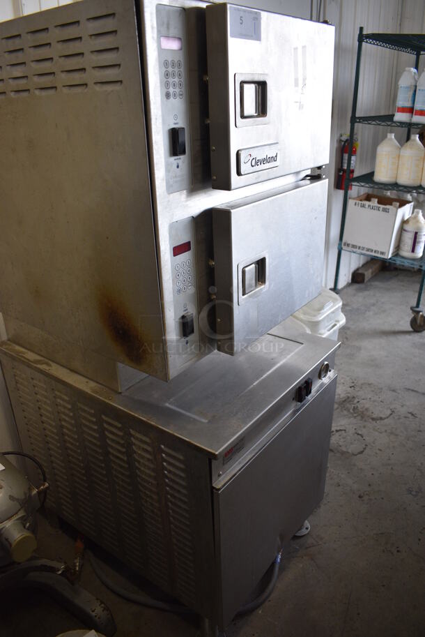 GORGEOUS! 2014 Cleveland Model 24CSM Stainless Steel Commercial Double Deck Steam Cabinet. 24x34x63 - Image 3 of 8