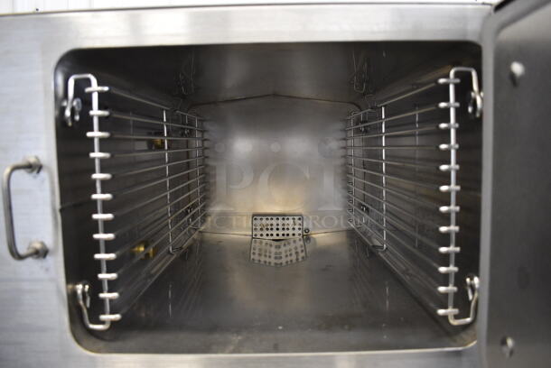 GORGEOUS! 2014 Cleveland Model 24CSM Stainless Steel Commercial Double Deck Steam Cabinet. 24x34x63 - Image 4 of 8