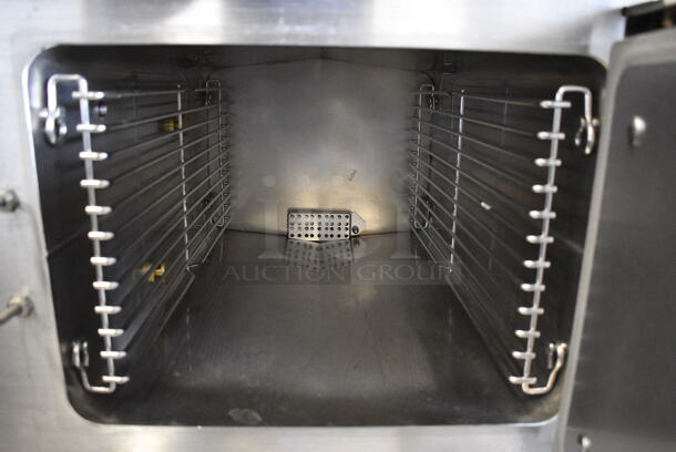 GORGEOUS! 2014 Cleveland Model 24CSM Stainless Steel Commercial Double Deck Steam Cabinet. 24x34x63 - Image 5 of 8