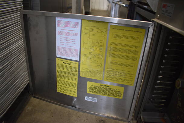 GORGEOUS! 2014 Cleveland Model 24CSM Stainless Steel Commercial Double Deck Steam Cabinet. 24x34x63 - Image 8 of 8