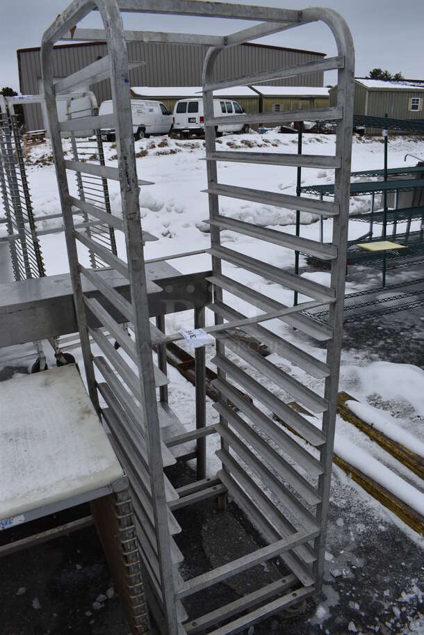 Metal Commercial Pan Transport Rack on Commercial Casters. 20.5x26x69 - Image 2 of 3