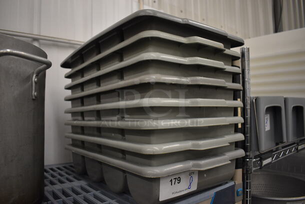 8 Gray Poly 4 Compartment Silverware Caddies. 12x19x4. 8 Times Your Bid! - Image 2 of 3