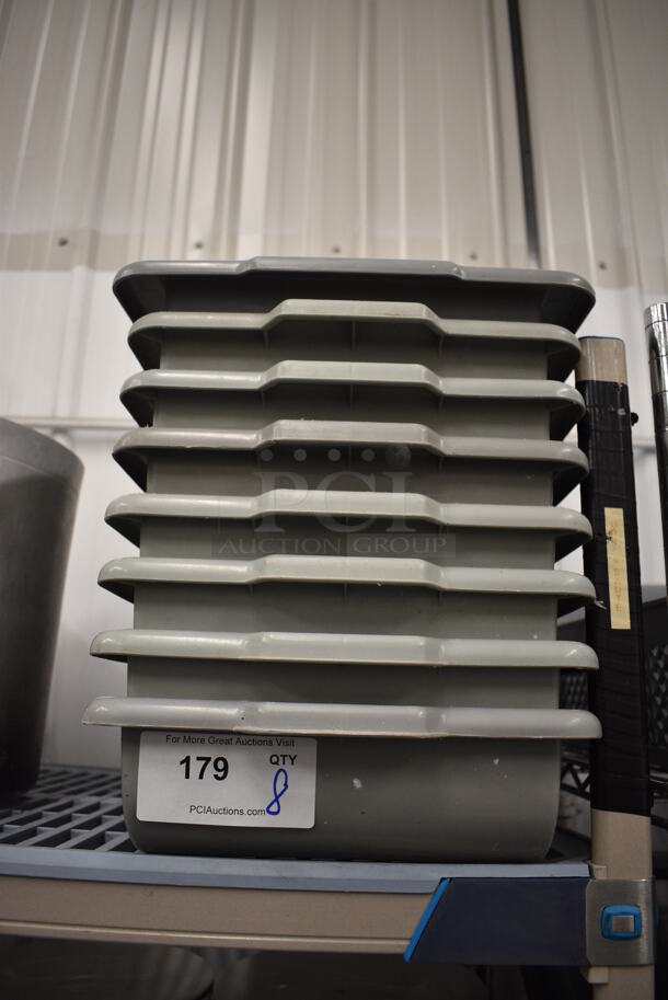 8 Gray Poly 4 Compartment Silverware Caddies. 12x19x4. 8 Times Your Bid! - Image 3 of 3
