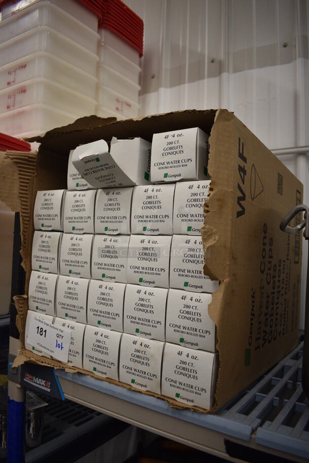 ALL ONE MONEY! Lot of 23 Boxes of Cone Water Cups! - Image 2 of 3