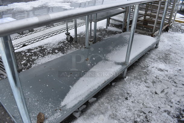 Stainless Steel Commercial Table w/ Metal Undershelf. 69x30x34 - Image 3 of 3