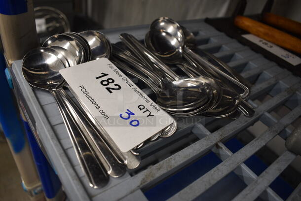 30 Metal Soup Spoons. 6". 30 Times Your Bid! - Image 2 of 2
