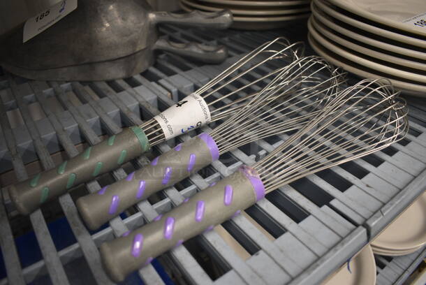 3 Metal Whisks. 12", 14". 3 Times Your Bid! - Image 2 of 3