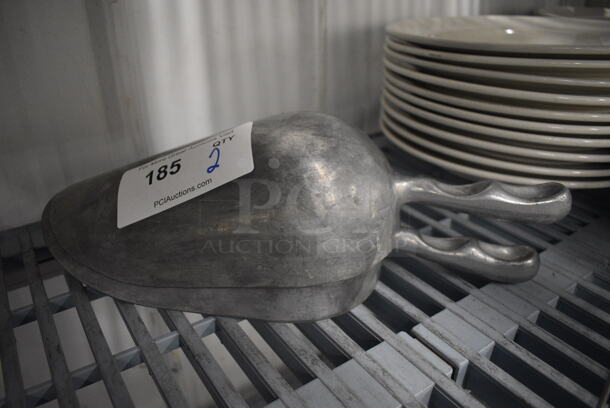 2 Metal Ice Scoops. 14.5x5.5x3.5. 2 Times Your Bid! - Image 1 of 2