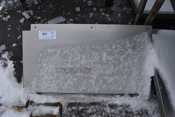 Metal Shelf. 30x16x10 - Image 1 of 2