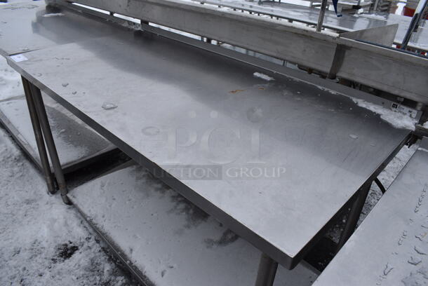 Stainless Steel Commercial Table w/ Metal Undershelf. 60x30x38 - Image 2 of 3