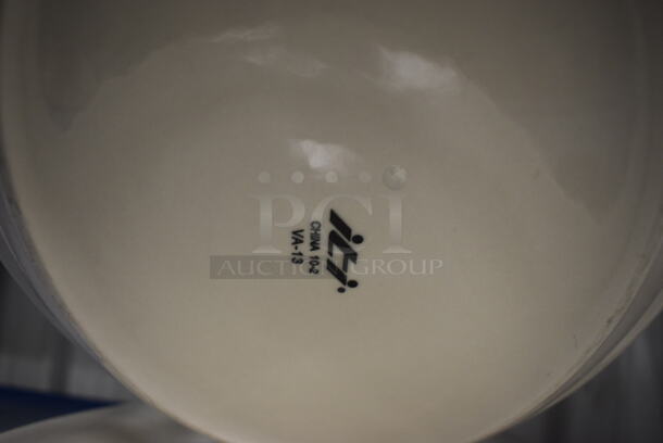 9 White Ceramic Oval Plates. 9.5x12x1. 9 Times Your Bid! - Image 3 of 3