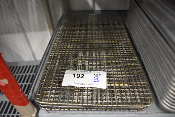 3 Metal Cooling Racks. 10x18x1. 3 Times Your Bid!