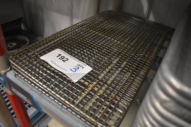 3 Metal Cooling Racks. 10x18x1. 3 Times Your Bid! - Image 2 of 2