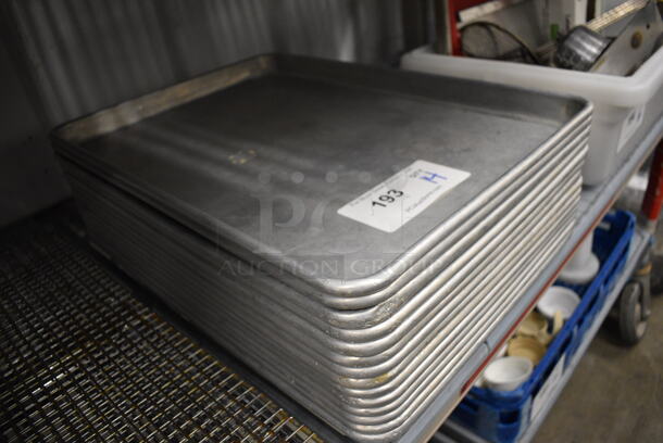 14 Metal Half Size Baking Pans. 13x18x1. 14 Times Your Bid! - Image 2 of 3