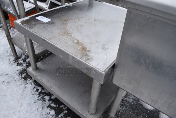 Stainless Steel Commercial Equipment Stand w/ Metal Undershelf on Commercial Casters. 26x37x24 - Image 2 of 3