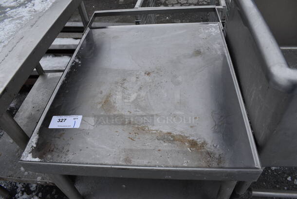 Stainless Steel Commercial Equipment Stand w/ Metal Undershelf on Commercial Casters. 26x37x24 - Image 3 of 3
