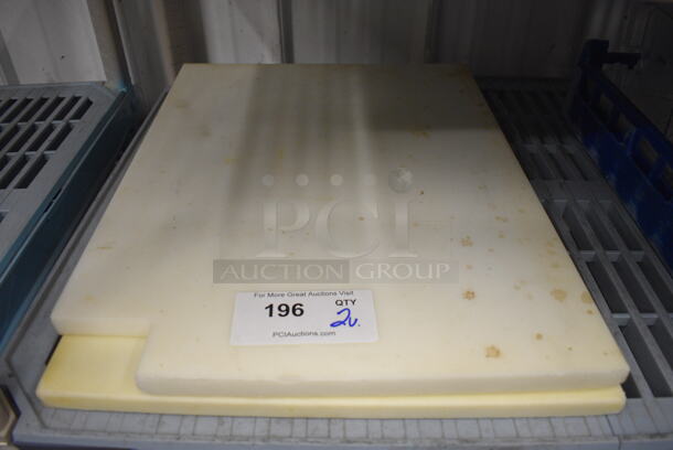 2 Cutting Boards. 16x20.5x1. 2 Times Your Bid!