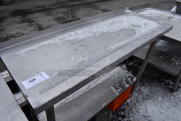 Stainless Steel Table w/ Metal Undershelf. 48x18x38 - Image 2 of 3