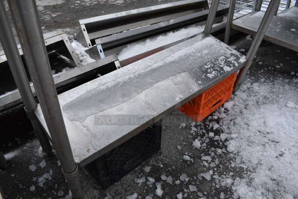 Stainless Steel Table w/ Metal Undershelf. 48x18x38 - Image 3 of 3
