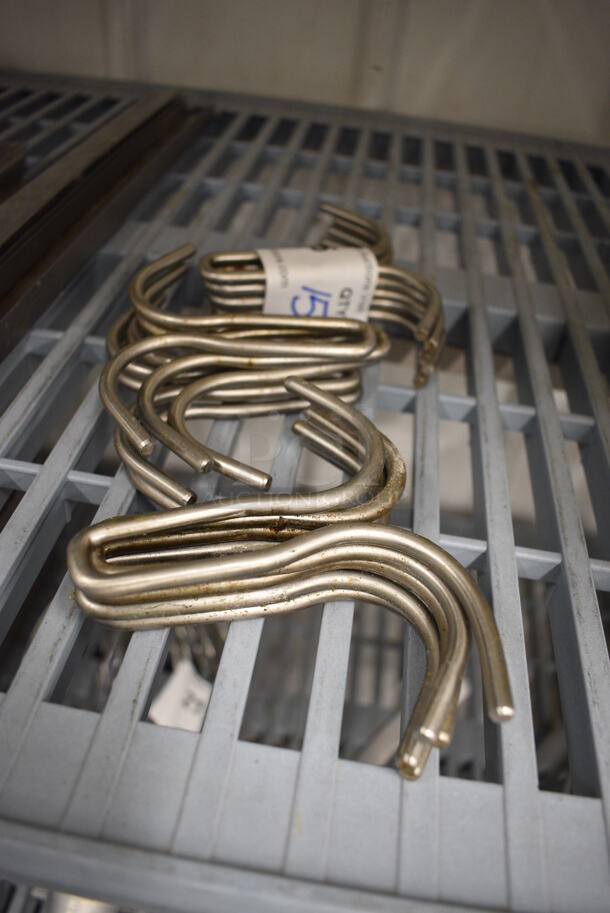 15 Metal Pot Rack Hooks. 5x4. 15 Times Your Bid! - Image 2 of 2