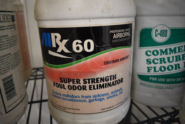 6 Various Jugs of Cleaner; Neutro Air Odor Neutralizer, Odo Ban Germ Disinfectant, MIRx 60 Super Strength Foul Odor Eliminator, Misty Pro Tec Carpet Protect Concentrate, Commercial Scrubbable Floor Finish and Odo Ban Grease Kitchen Floor and Wall Degreaser. 6x6x12. 6 Times Your Bid! - Image 4 of 7