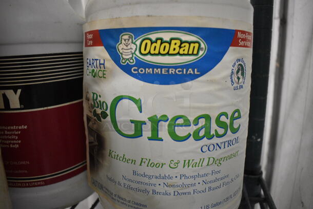 6 Various Jugs of Cleaner; Neutro Air Odor Neutralizer, Odo Ban Germ Disinfectant, MIRx 60 Super Strength Foul Odor Eliminator, Misty Pro Tec Carpet Protect Concentrate, Commercial Scrubbable Floor Finish and Odo Ban Grease Kitchen Floor and Wall Degreaser. 6x6x12. 6 Times Your Bid! - Image 6 of 7