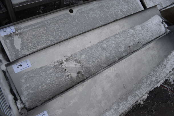 Stainless Steel Shelf. 60x12x9.5 - Image 1 of 2
