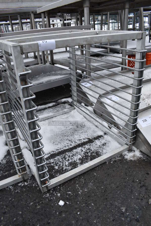 Metal Commercial Pan Transport Rack on Commercial Casters. 20.5x25x23 - Image 2 of 3