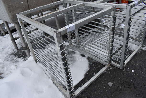 Metal Commercial Pan Transport Rack on Commercial Casters. 20.5x25x23 - Image 2 of 3