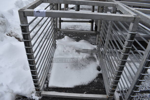 Metal Commercial Pan Transport Rack on Commercial Casters. 20.5x25x23 - Image 3 of 3