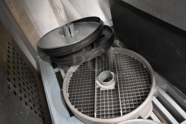 FANTASTIC! Robot Coupe Model CL 50 Series E Metal Commercial Countertop Food Processor w/ 6 Blades and 2 Covers. 120 Volts, 1 Phase. 15x13x23. Tested and Working! - Image 8 of 11