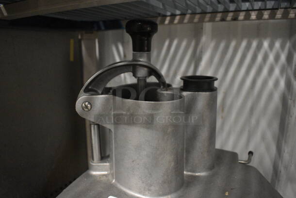 FANTASTIC! Robot Coupe Model CL 50 Series E Metal Commercial Countertop Food Processor w/ 6 Blades and 2 Covers. 120 Volts, 1 Phase. 15x13x23. Tested and Working! - Image 10 of 11