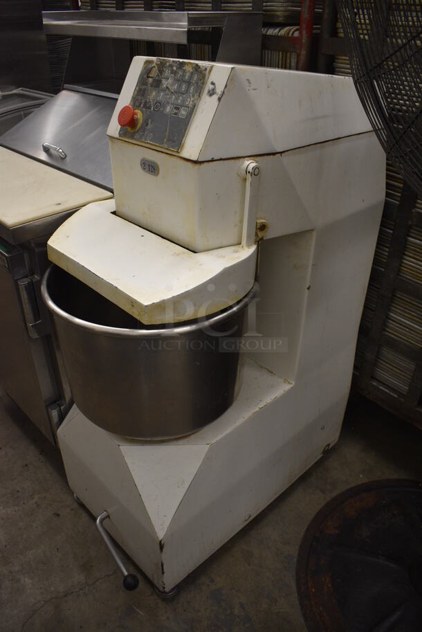 GLORIOUS! Metal Commercial Floor Style Spiral Mixer w/ Stainless Steel Mixing Bowl and Dough Hook. 17x29x47 - Image 2 of 5