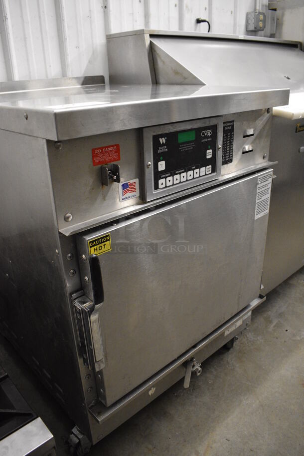GREAT! 2017 Winston CVap Model CAC507GR Stainless Steel Commercial Single Door Undercounter Warming Holding Cabinet on Commercial Casters. 208 Volts, 1 Phase. 28x34x38 - Image 5 of 9