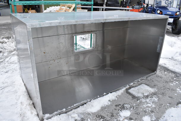 FANTASTIC! 6' Greasemaster Model 3630 VGS Stainless Steel Commercial Steam Hood. 75x36x39