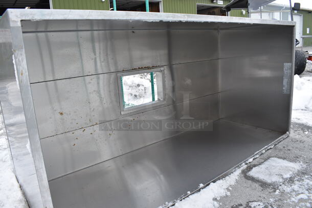 FANTASTIC! 6' Greasemaster Model 3630 VGS Stainless Steel Commercial Steam Hood. 75x36x39 - Image 2 of 6