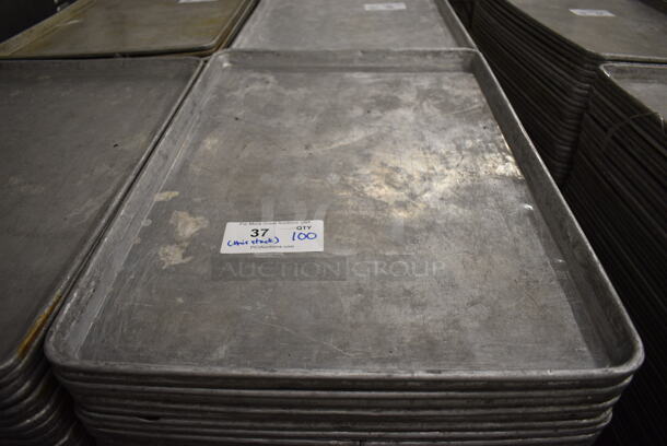 100 Metal Full Size Baking Pans. 18x26x1. 100 Times Your Bid! - Image 3 of 3