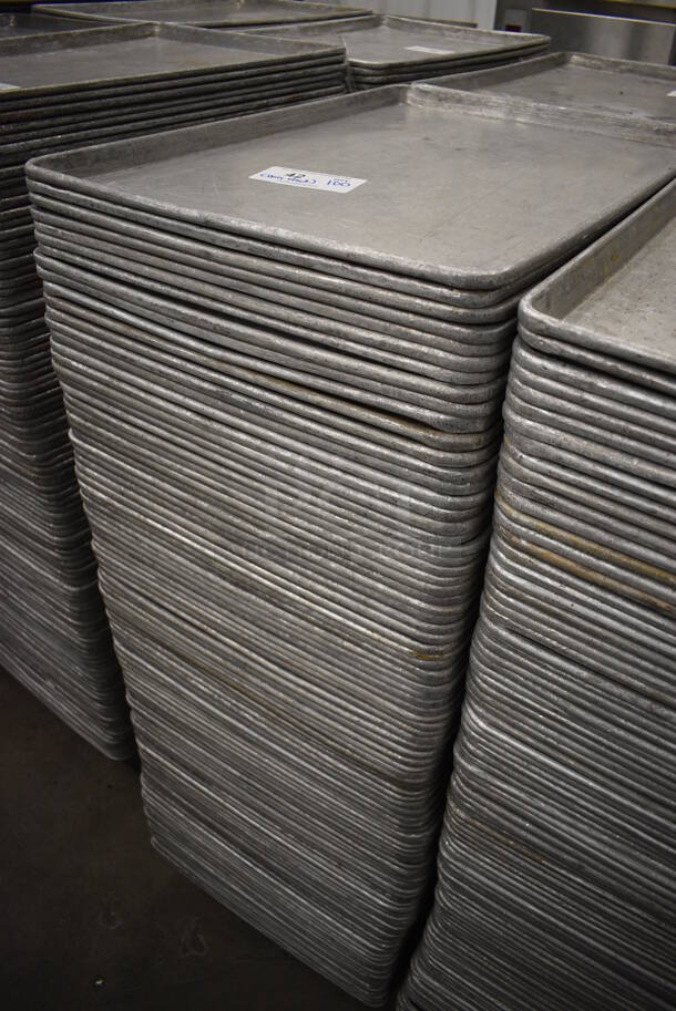100 Metal Full Size Baking Pans. 18x26x1. 100 Times Your Bid! - Image 2 of 4
