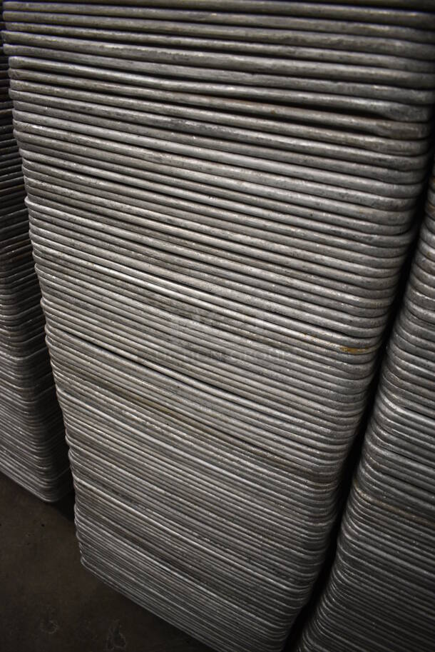 100 Metal Full Size Baking Pans. 18x26x1. 100 Times Your Bid! - Image 4 of 4