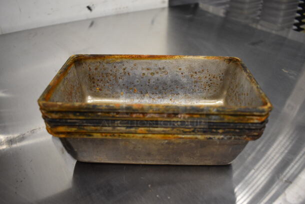 10 Metal Single Loaf Baking Pans. 4x7.75x2.25. 10 Times Your Bid! - Image 1 of 3