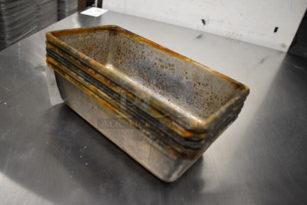 10 Metal Single Loaf Baking Pans. 4x7.75x2.25. 10 Times Your Bid! - Image 2 of 3