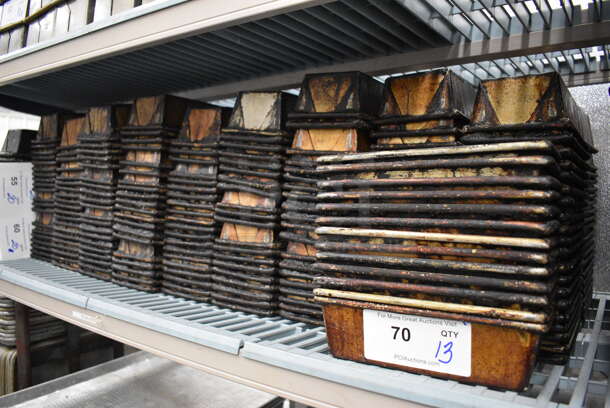 13 Metal Single Loaf Baking Pans. 8.5x4.5x3. 13 Times Your Bid! - Image 5 of 5