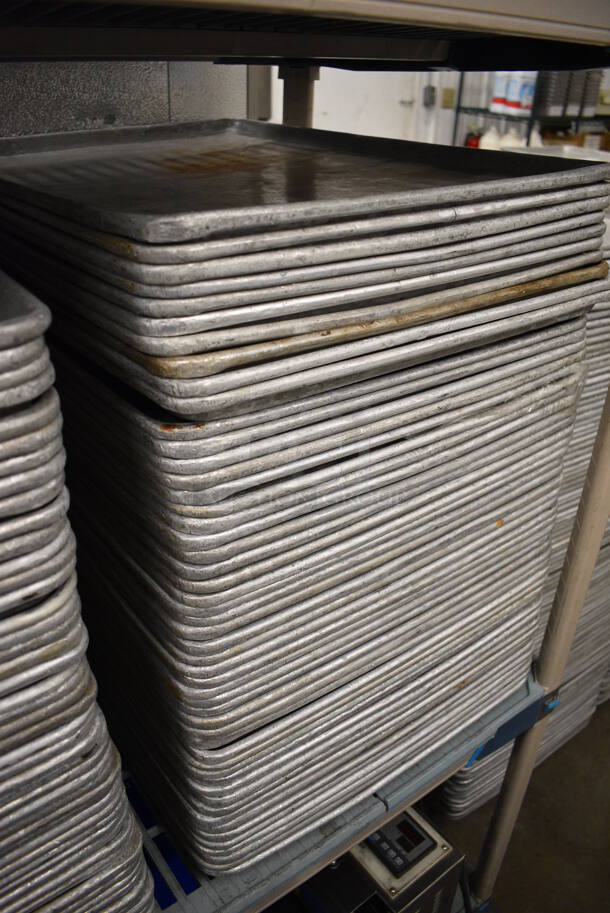 50 Metal Full Size Baking Pans. 18x26x1. 50 Times Your Bid! - Image 3 of 3