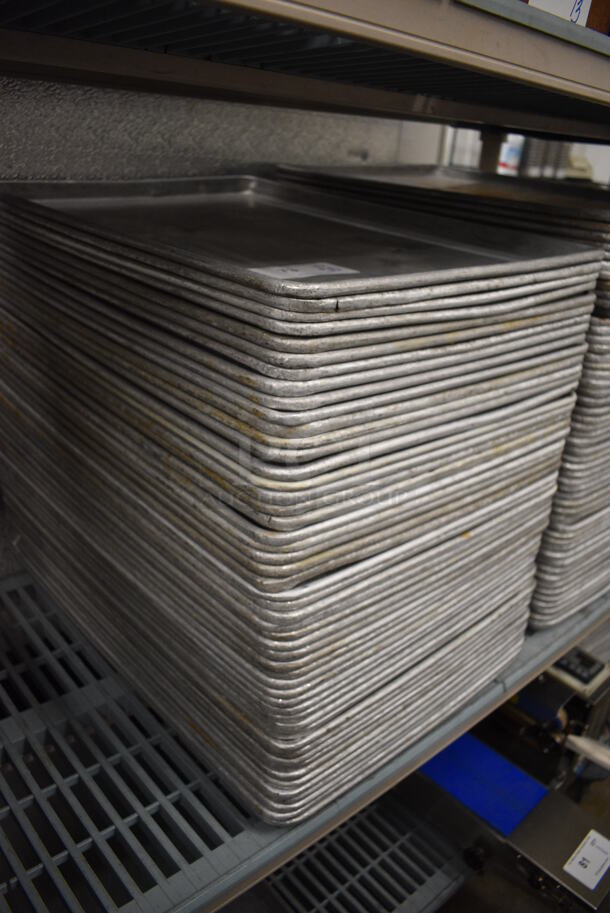 50 Metal Full Size Baking Pans. 18x26x1. 50 Times Your Bid! - Image 2 of 3