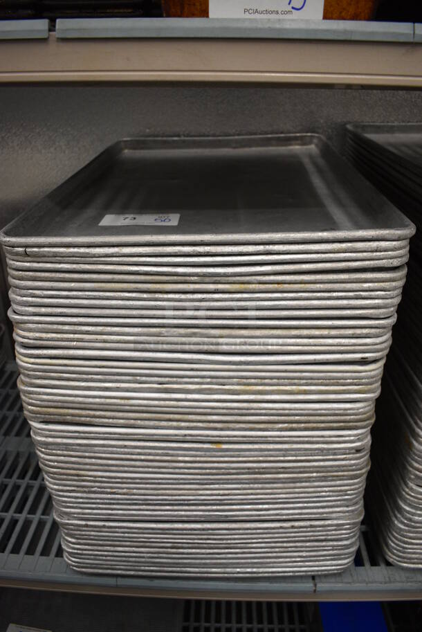 50 Metal Full Size Baking Pans. 18x26x1. 50 Times Your Bid! - Image 3 of 3